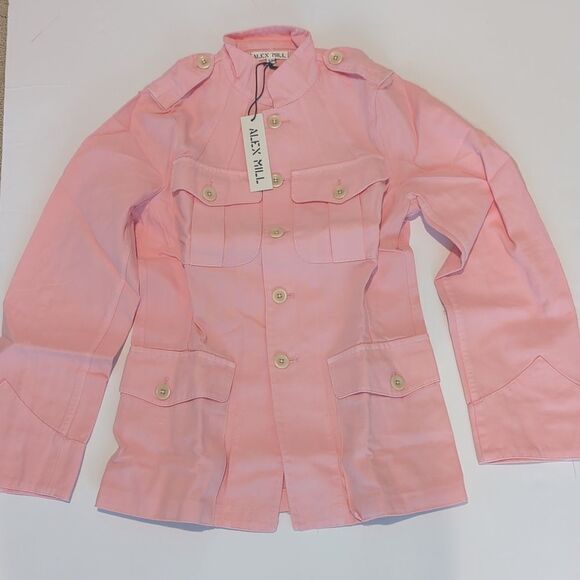 NWT Alex Mill Pink Jacket XS - Picture 2 of 7